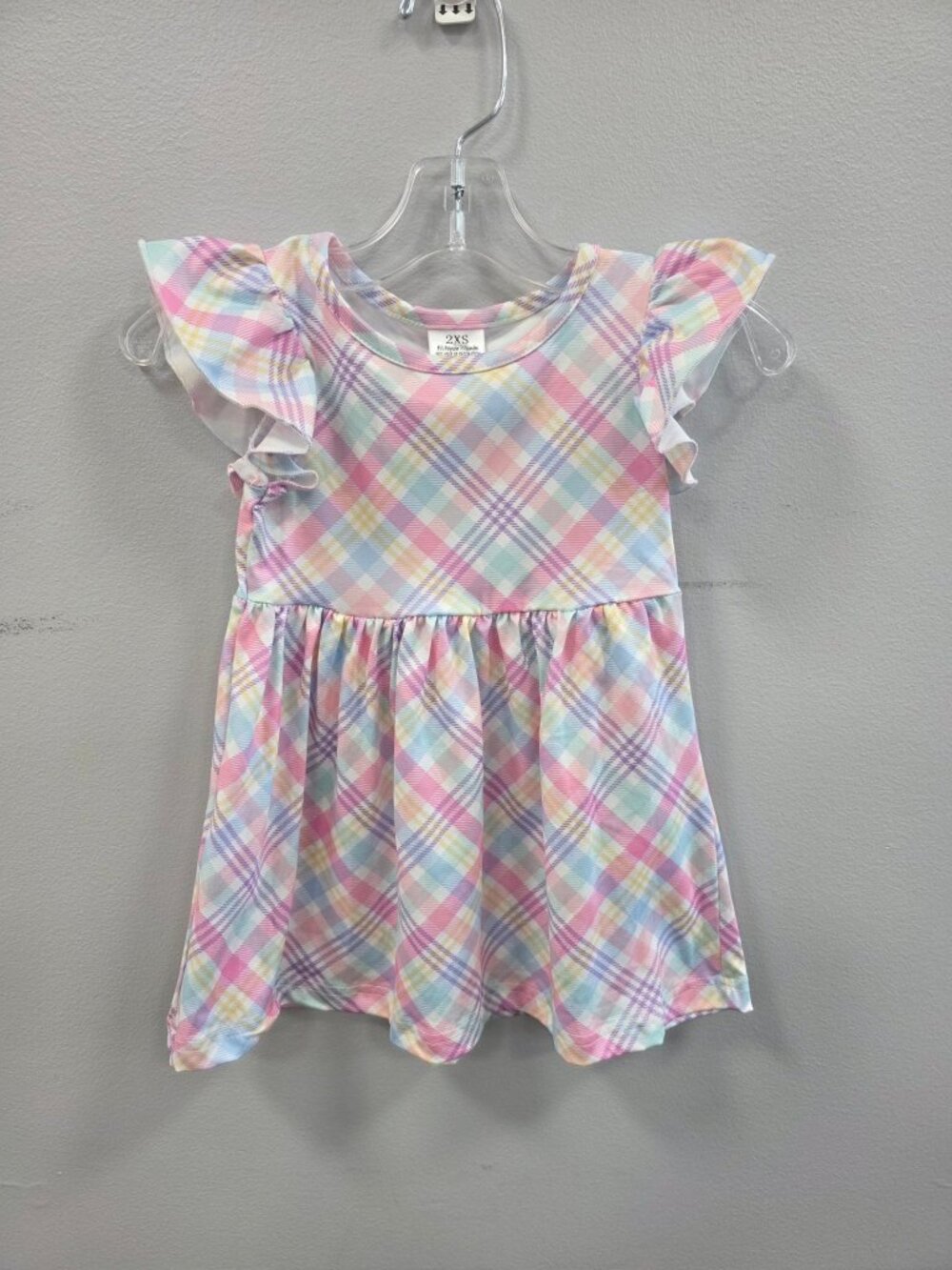 Pastel Plaid Dress